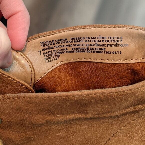 Merona Brown Boot Wedges Size 7 - Picture 6 of 6